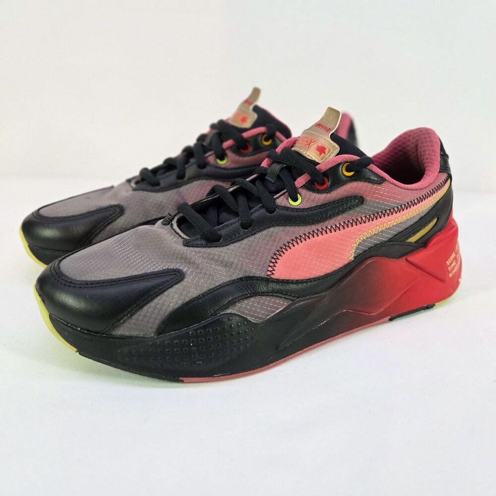 PUMA RS-X3 Sonic Black High Risk Red 374313-01 Men’s Size 11.5 Sneakers
